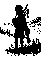 Piper Silhouette - Shirley Pipe Band